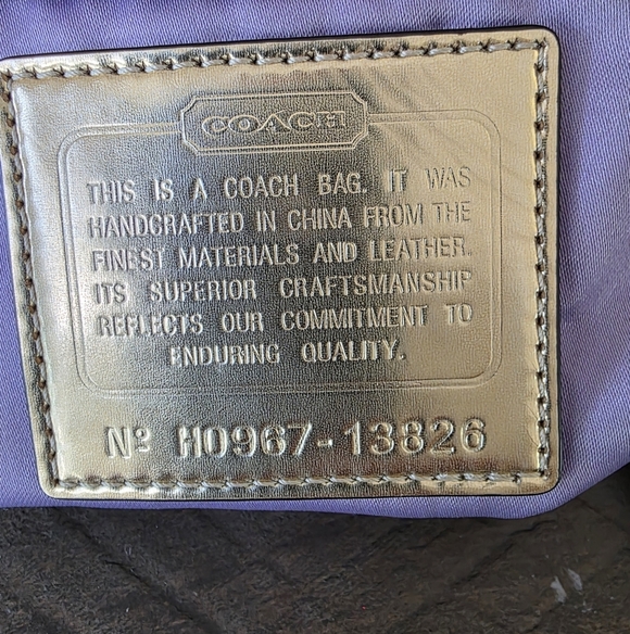 Coach Y2K Poppy Op Art Glam Tote In Metallic Bronze - Picture 15 of 16